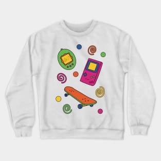 ‘90s Kid Print Crewneck Sweatshirt